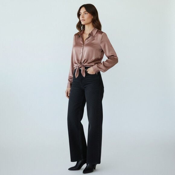 Women's silky blouse SZ XS - Picture 4 of 8